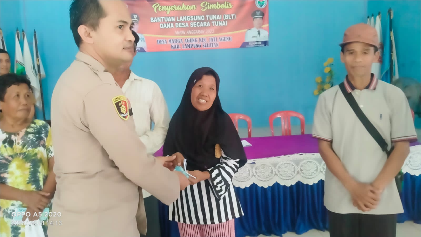 25 KPM MENERIMA BLT DD TA 2023 DI DESA MARGA AGUNG
