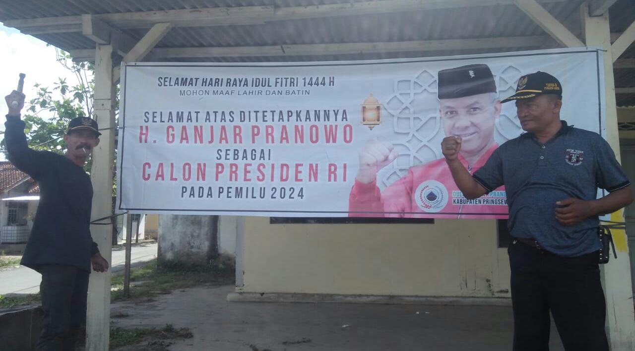 Relawan DGP Pringsewu, GerCep Usai Penetapan Ganjar Pranowo Jadi Calon Presiden 2024