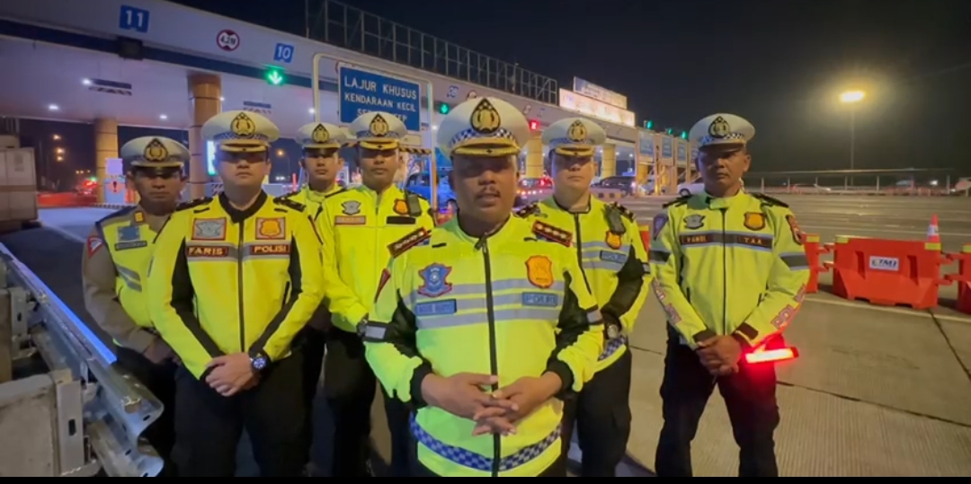 Catatan Arus Balik, Dirlantas Polda Jateng Turun ke Lokasi Tol Banyumanik
