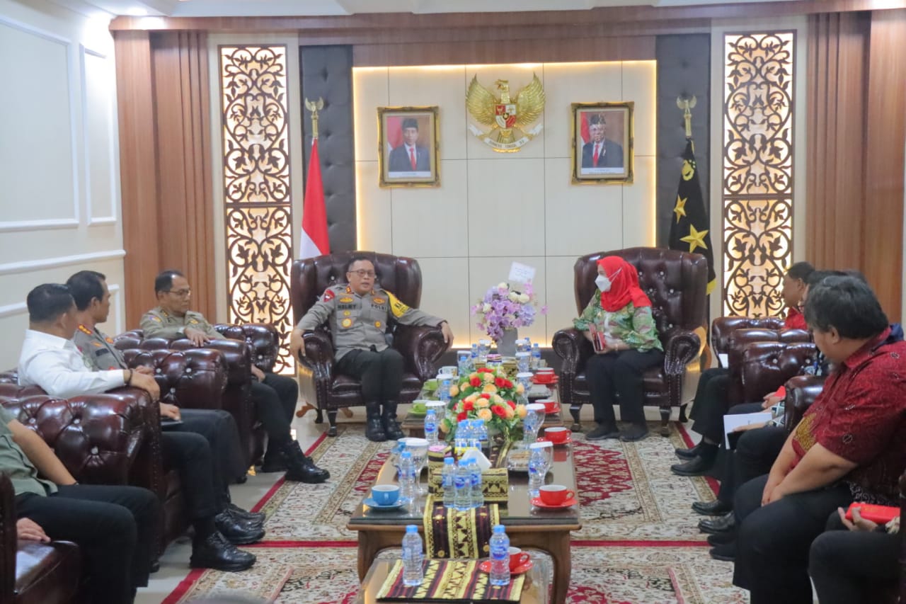 Kapolda Lampung Terima Kunjungan Walikota Bandar Lampung