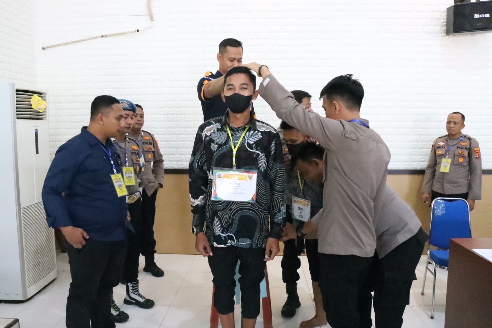 Polres Lamtim Mulai Lakukan Tes Awal Bagi Anggota Polri Tahun 2023