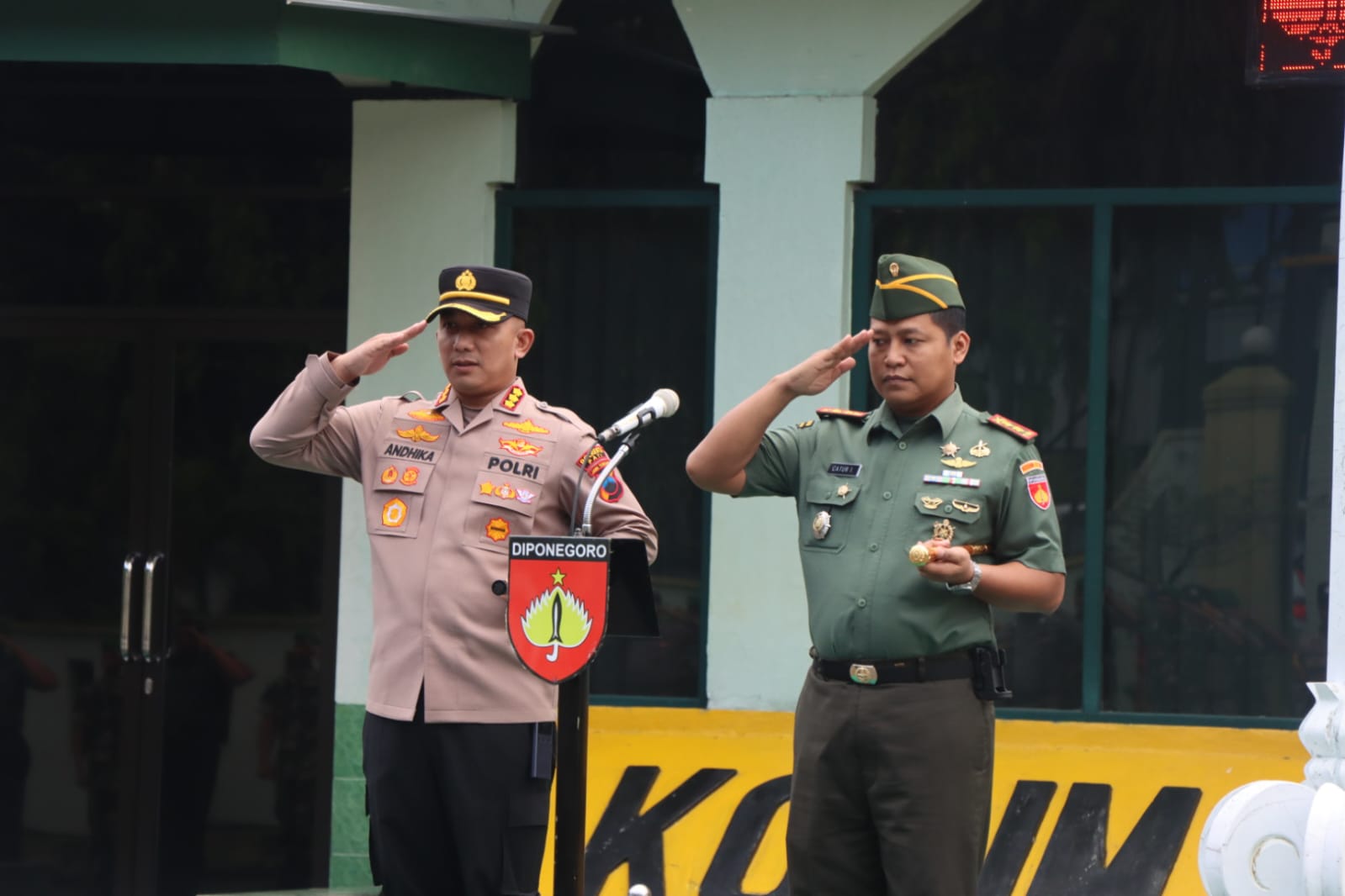 Halal Bihalal, Kapolresta Pati dan Dandim 0718/Pati Tetap Jaga Soliditas dan Kekompakan