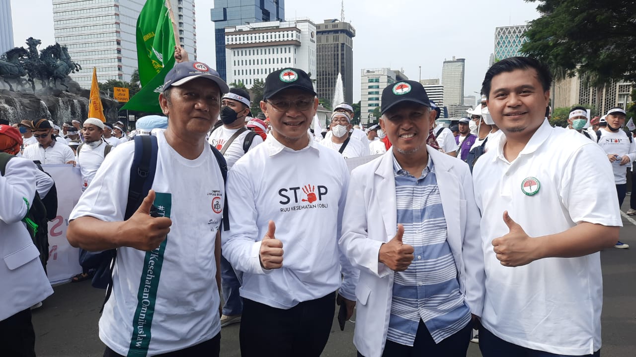 IDI Cabang Lampung Selatan Turut Suarakan Penolakan RUU Kesehatan Omnibus Law