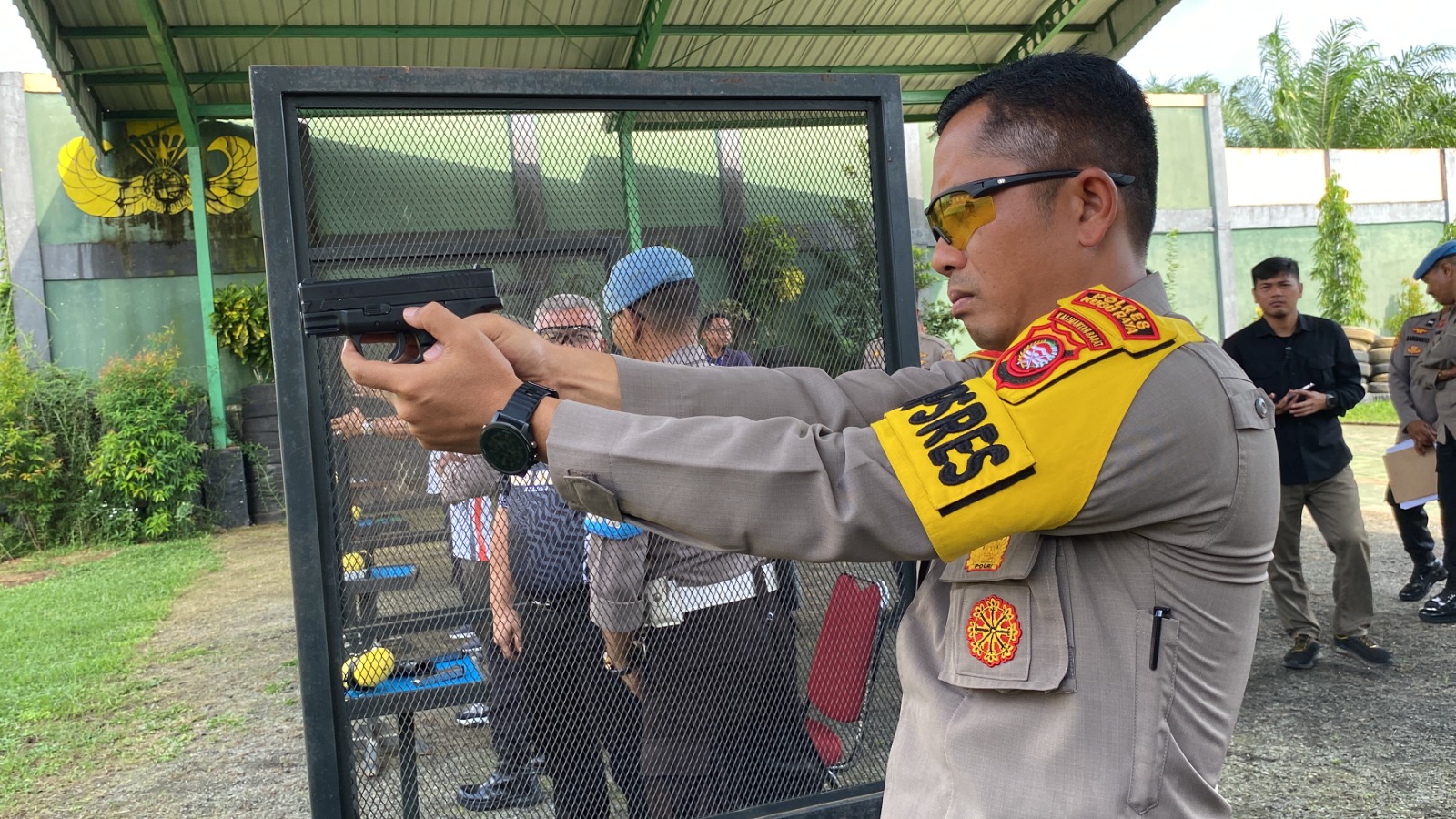 Polres Kubu Raya Gelar Lomba Menembak dengan Forkopimda