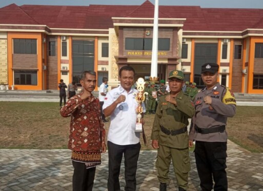 Pekon Panutan Sabet Juara 2 Lomba Siskamling Tingkat Polres Pringsewu
