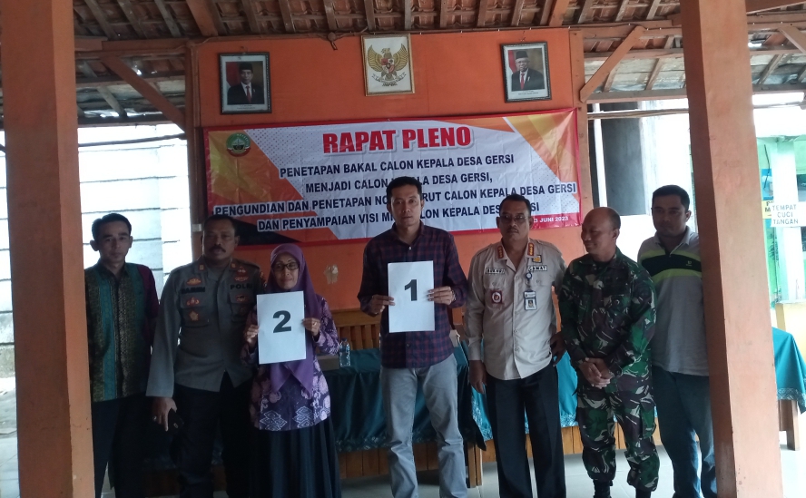 Penetapan Dan Pengambilan Nomer Urut Bakal Calon Kepala Desa