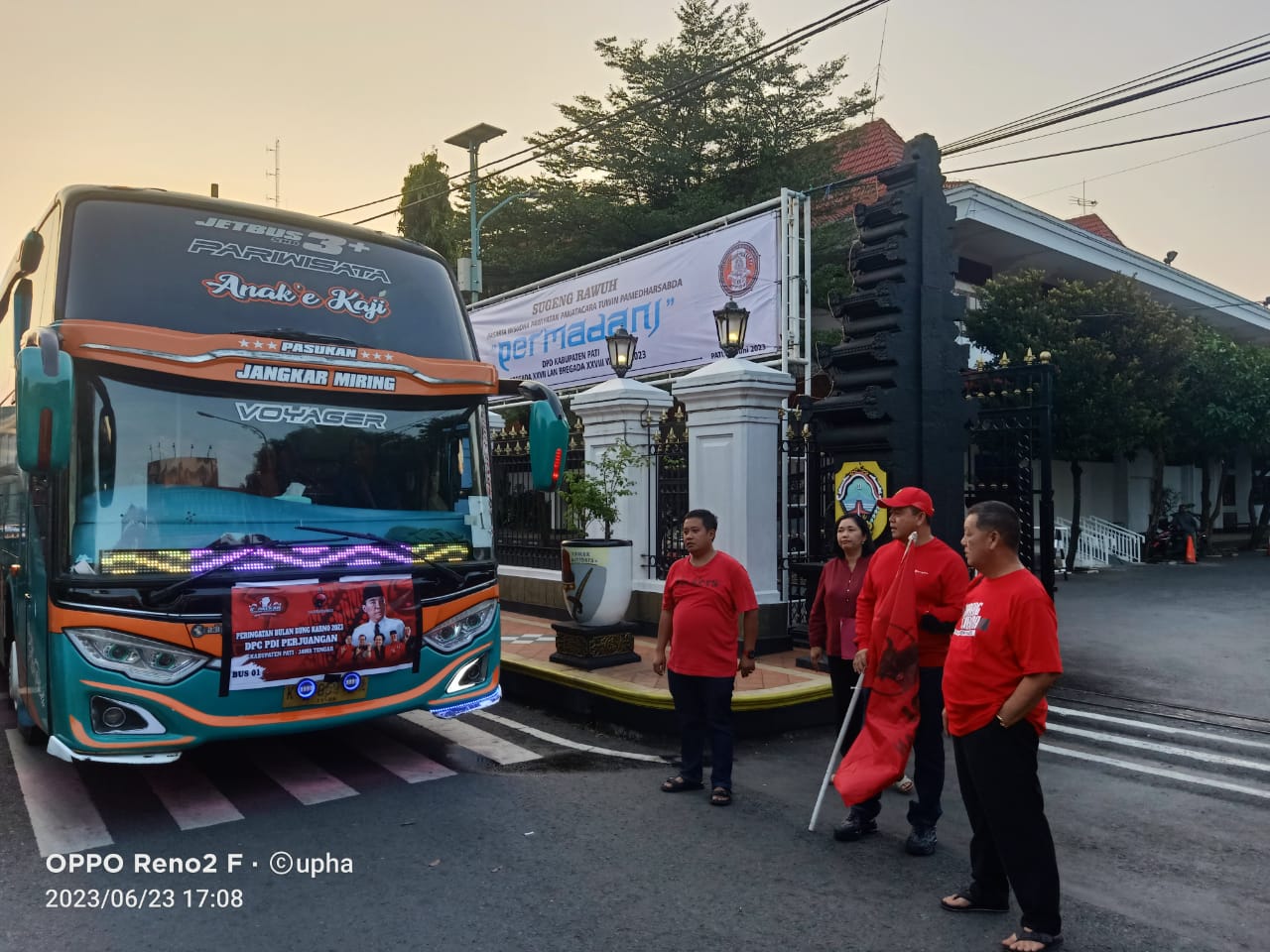 290 Kader PDIP Pati Datang Memeriahkan Bulan Bung Karno