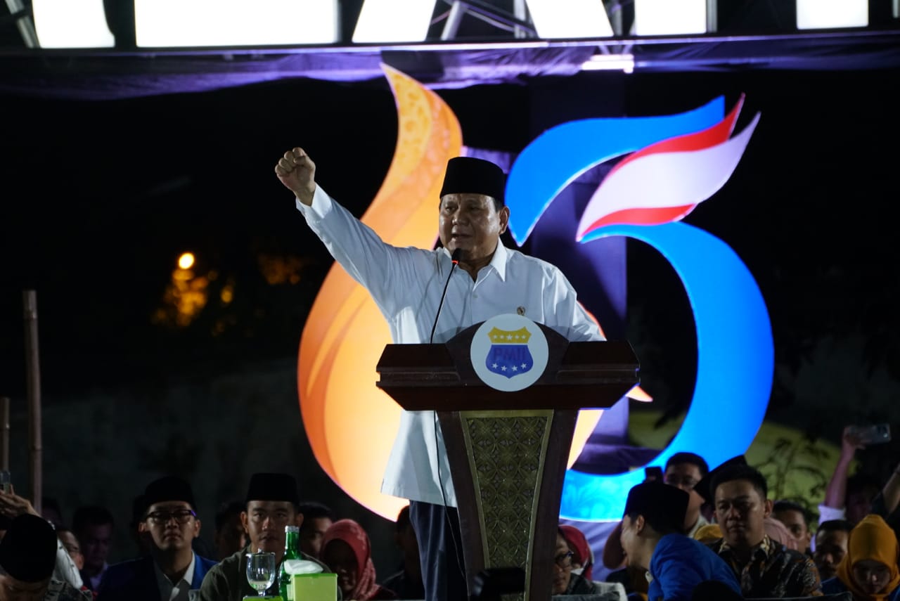 Harlah Ke-63 PMII, Prabowo Subianto: Kalian Pahlawan Bangsa !
