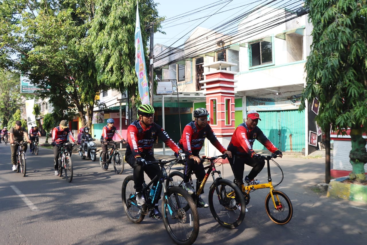 TNI – Polri dan Pemkab Pati Gowes Bersama