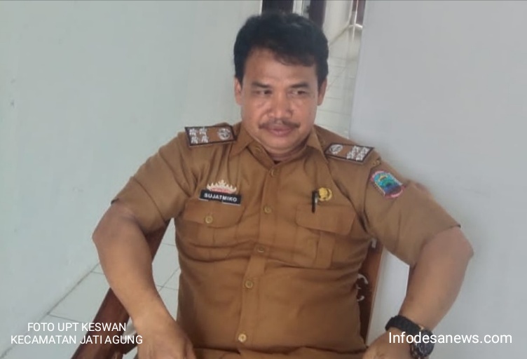 UPTD PUSKESWAN JATI AGUNG BERIKAN VAKSIN LSD GRATIS
