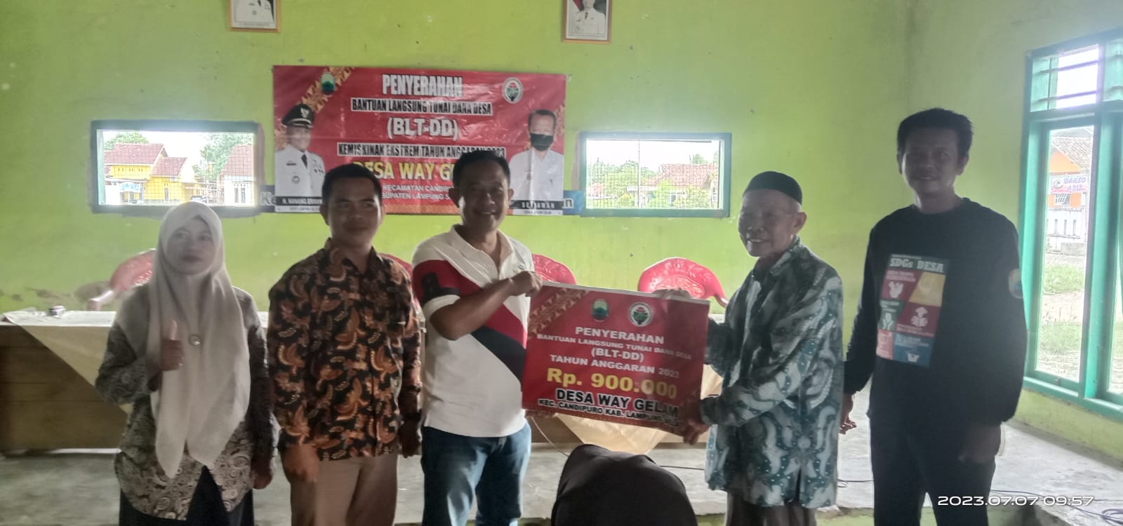 26 KPM Desa Waygelam Terima BLT DD Tahap II Ta-2023,