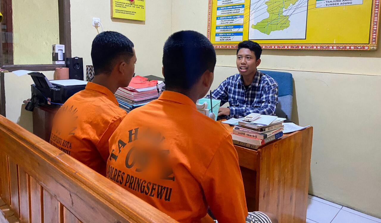 Bobol Konter Dua Remaja Asal Pesawaran dan Tanggamus Ditangkap Polisi