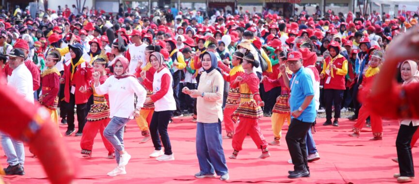 Tari Seni Budaya Lokal Iringi Penutupan Jumbara PMR Tingkat Nasional ke-IX di Kalianda