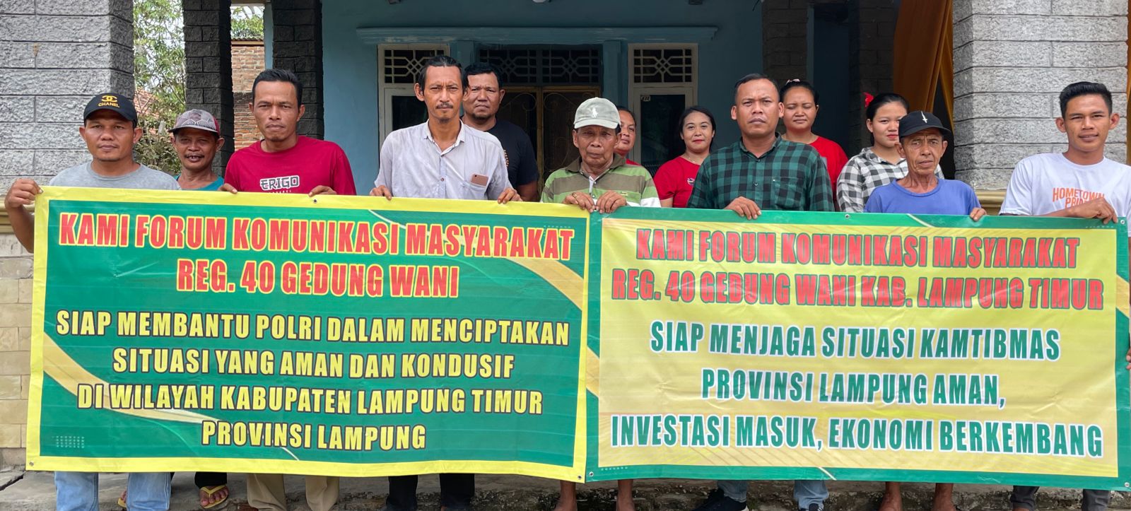 Forum Komunikasi Masyarakat Register 40 Gedong Wani Lamtim Siap Jaga Sitkamtibmas