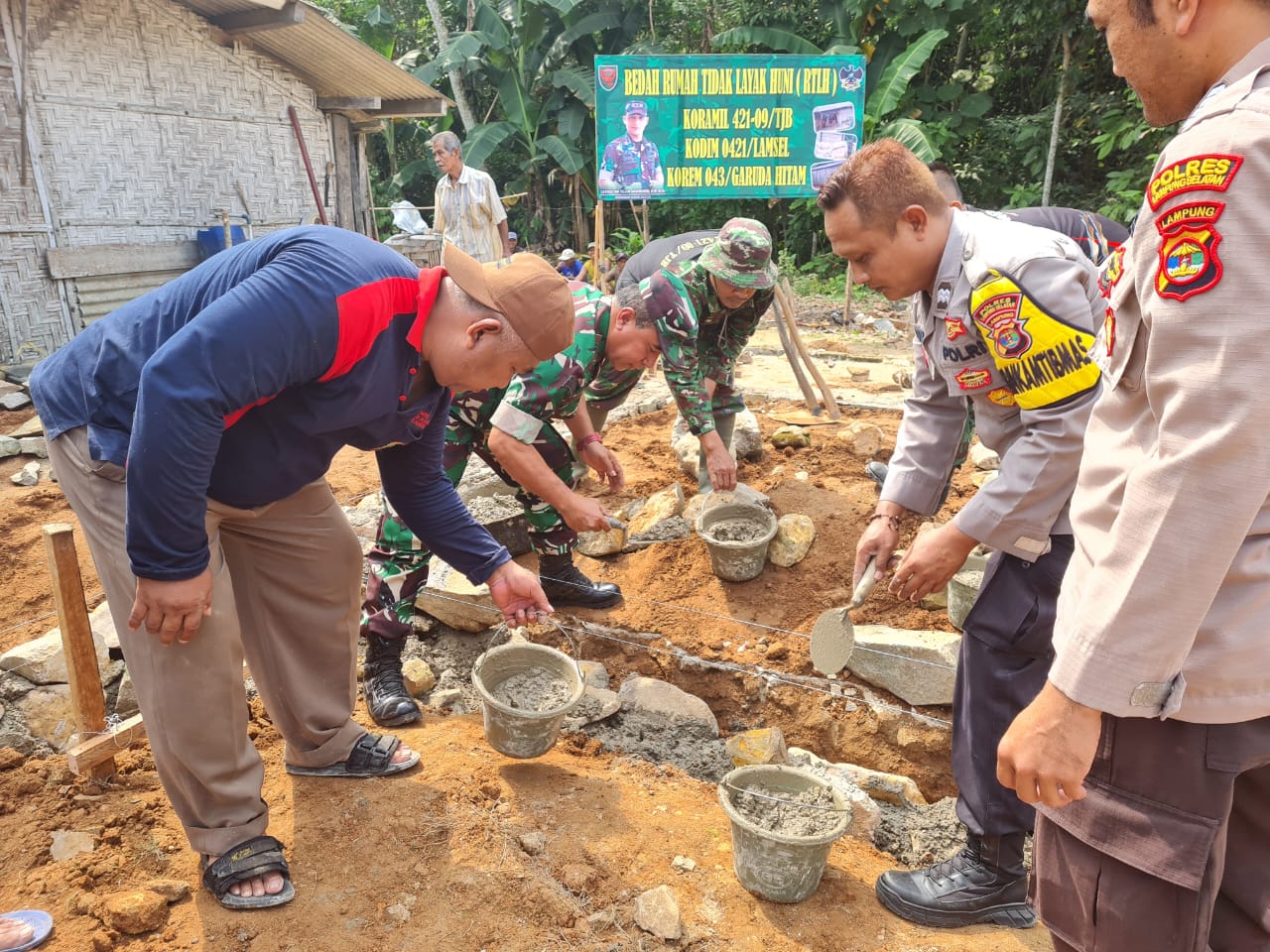 Kodim 0421/LS Program Babinsa Masuk Dapur Terus Berlanjut