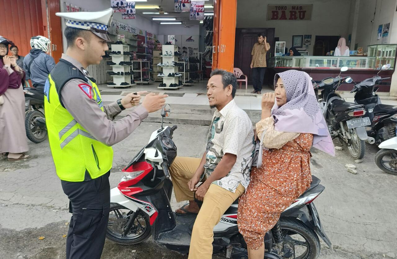 Satgas Operasi Patuh Polres Pringsewu Terus Kampanyekan Keselamatan Lalu Lintas