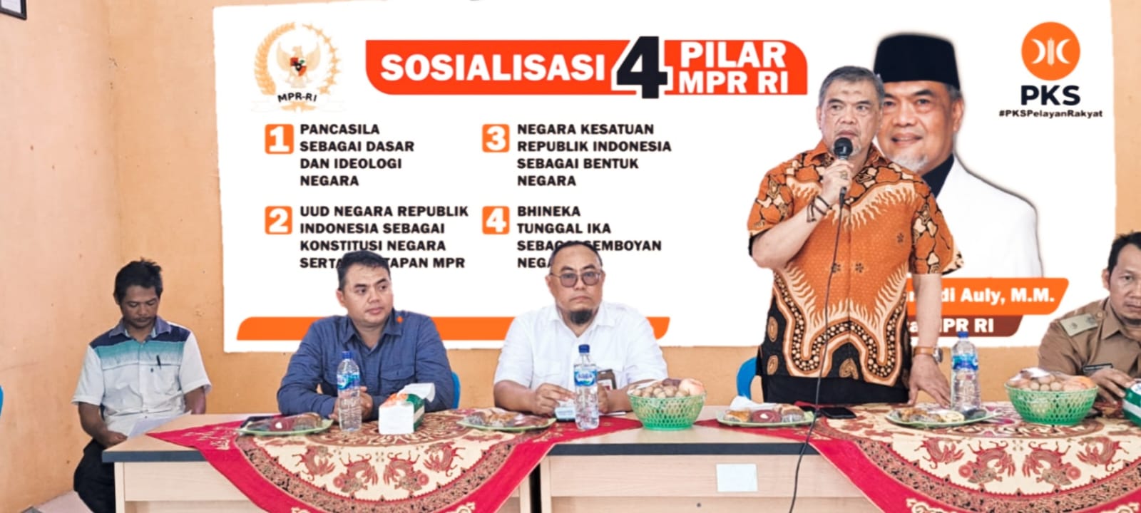 Sosialisasi 4 Pilar, Dr Ir H A Junaidi Auly, MM : Tingkatkan Kesadaran Berbangsa dan Bernegara