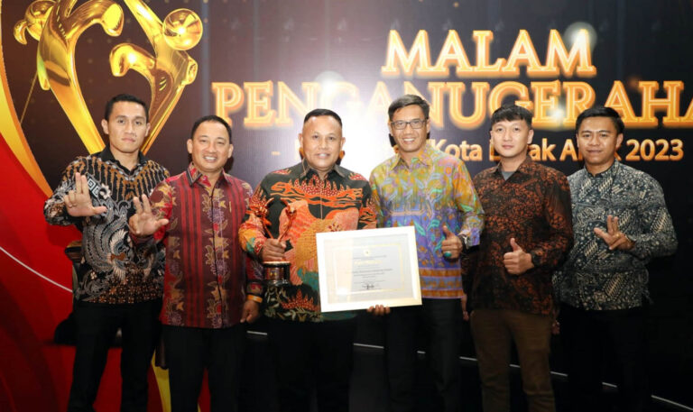 Pemkab Lampung Selatan Raih Penghargaan KLA Katagori Nindya