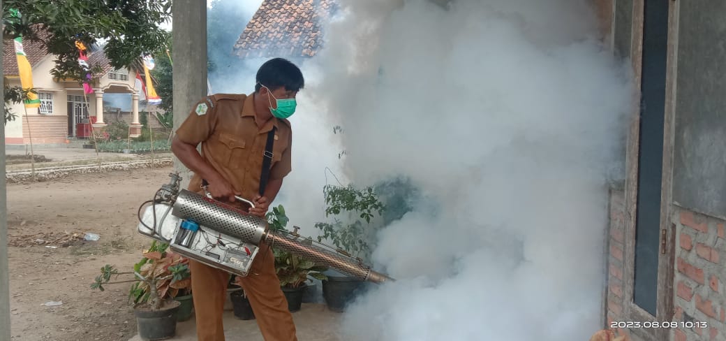 Tekan Penyebaran DBD PRI Candipuro Lakukan Fogging Fokus