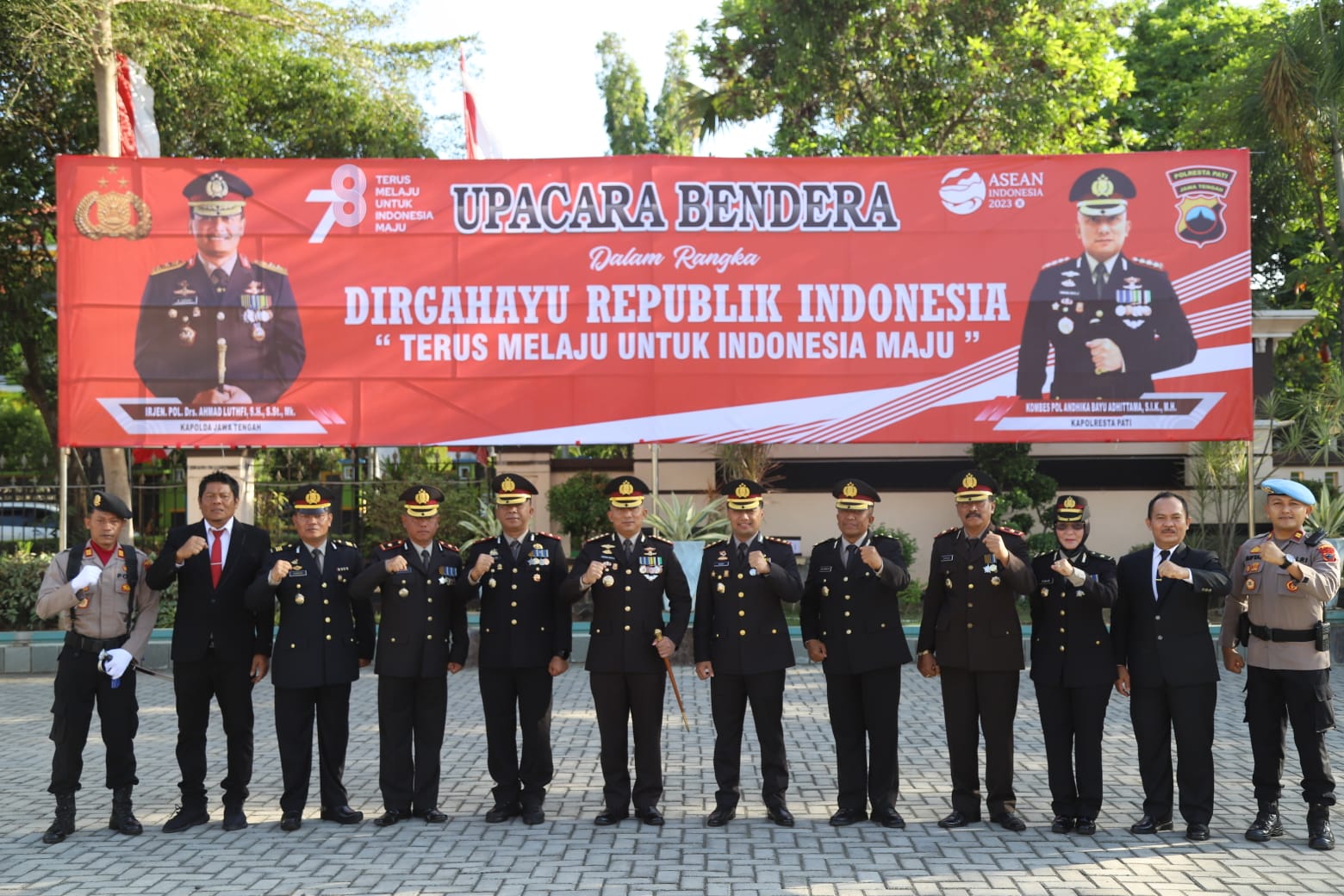 Memperingati Kemerdekaan RI ke 78, Begini Harapan Kapolresta Pati