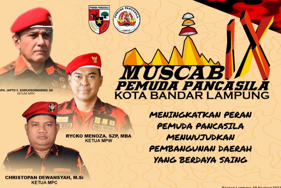 BAKAL JADI PERTARUNGAN SENGIT MUSCAB PP IX KOTA BANDAR LAMPUNG KURSI KETUA BANYAK DI LIRIK TOKOH