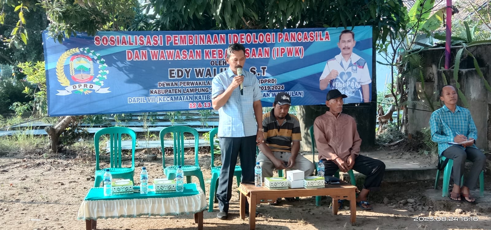 Melalui Sosialisasi IPWK, Edi Waluyo Kembali Ajak Masyarakat Jaga Keutuhan NKRI