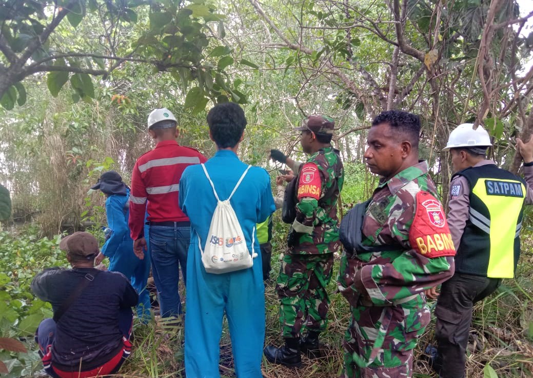 Pantau Wilayah Rawan Kebakaran, Babinsa Koramil 02/Loa Kulu Lakukan Patroli