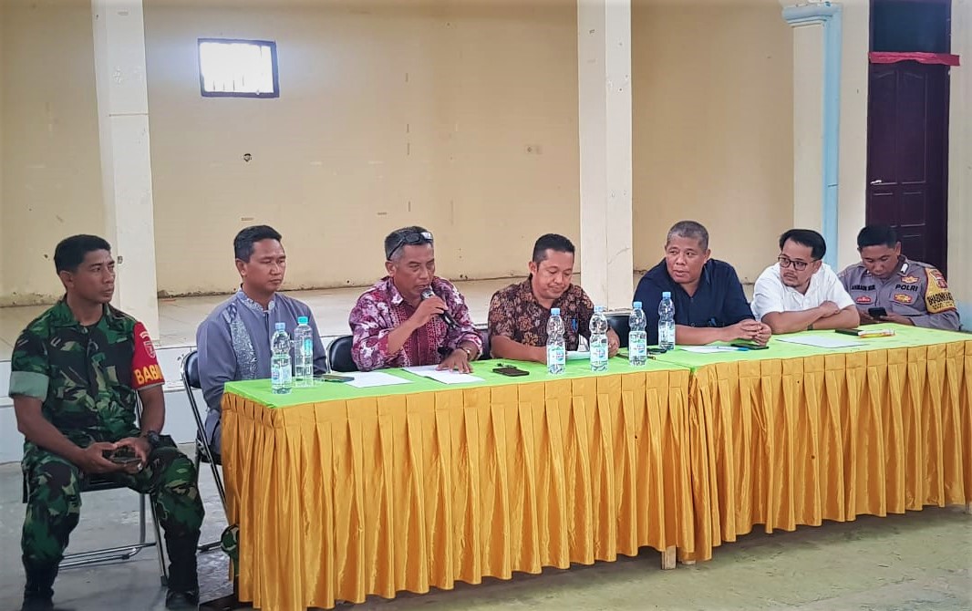 Hadiri Rapat Kepanitiaan, Babinsa Tani Harapan Siap Dukung Pelaksanaan MTQ