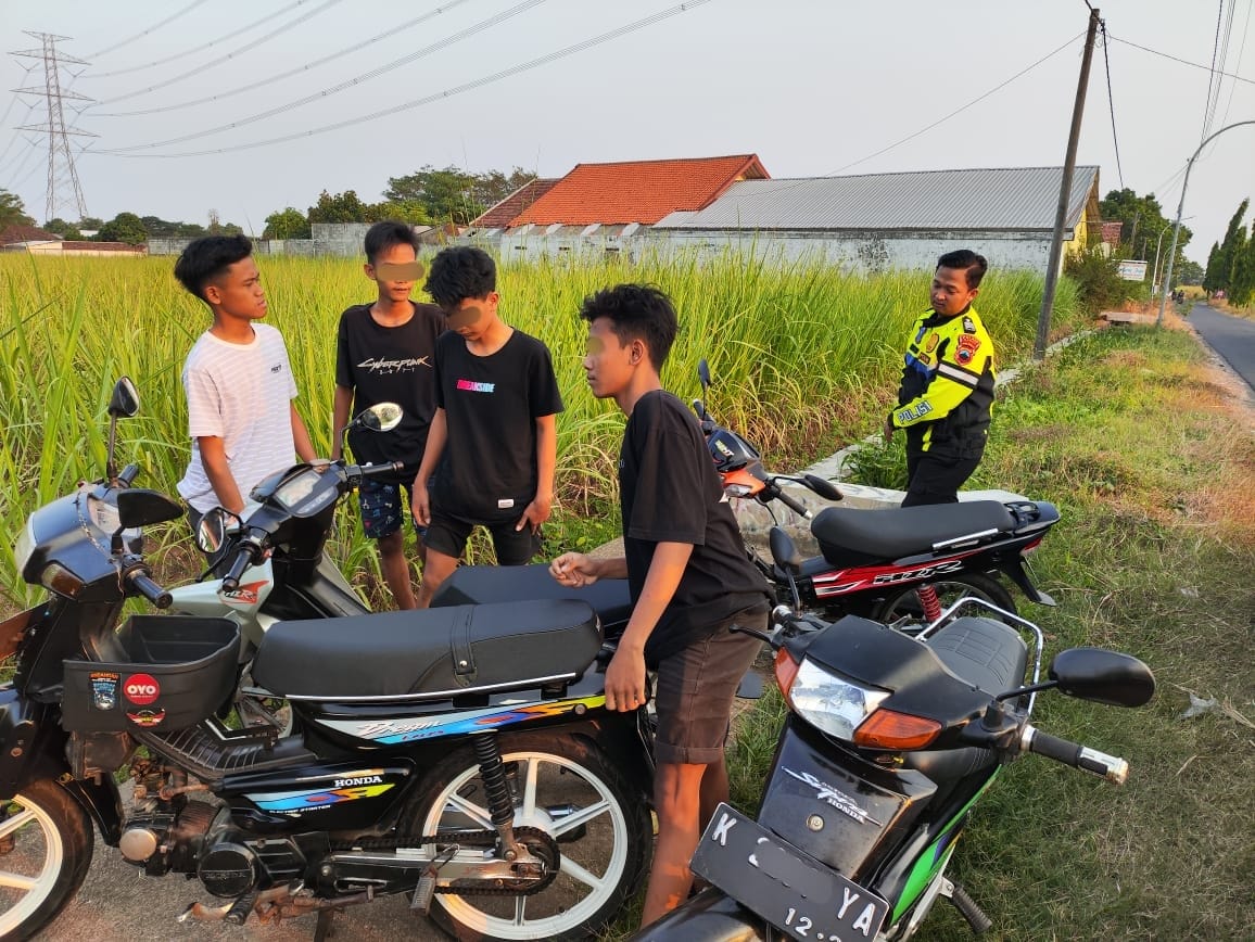 Knalpot Brong dan Balap Liar Diamankan Polisi