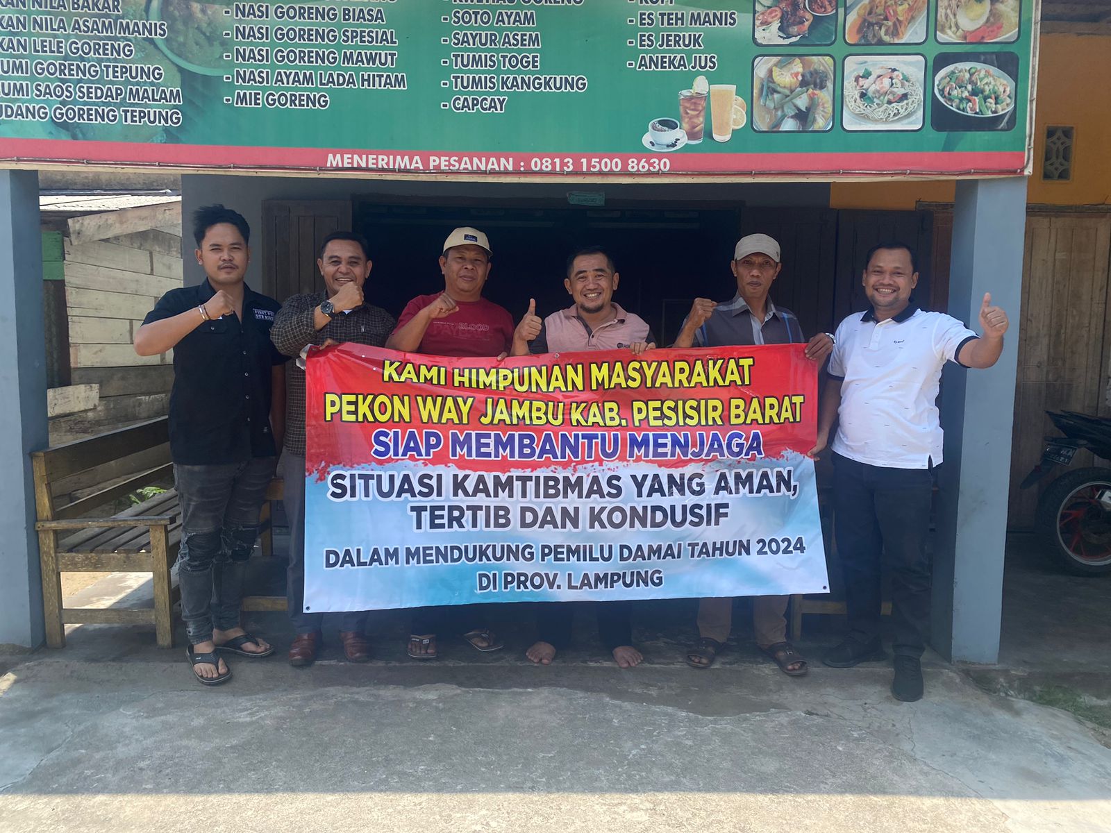 Masyarakat Pekon Jambu Pesibar ,Siap Menjaga Kamtibmas Yang Aman dan Kondusif