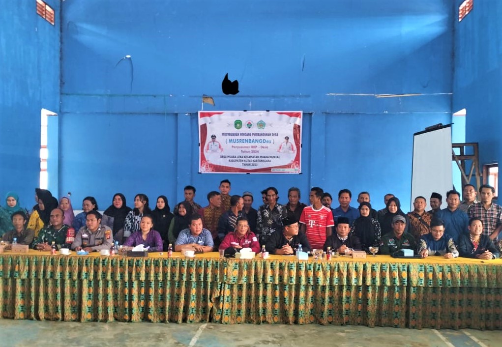 Hadiri Musrenbangdes, Babinsa Muara Leka Siap Dukung Proses Pembangunan Desa