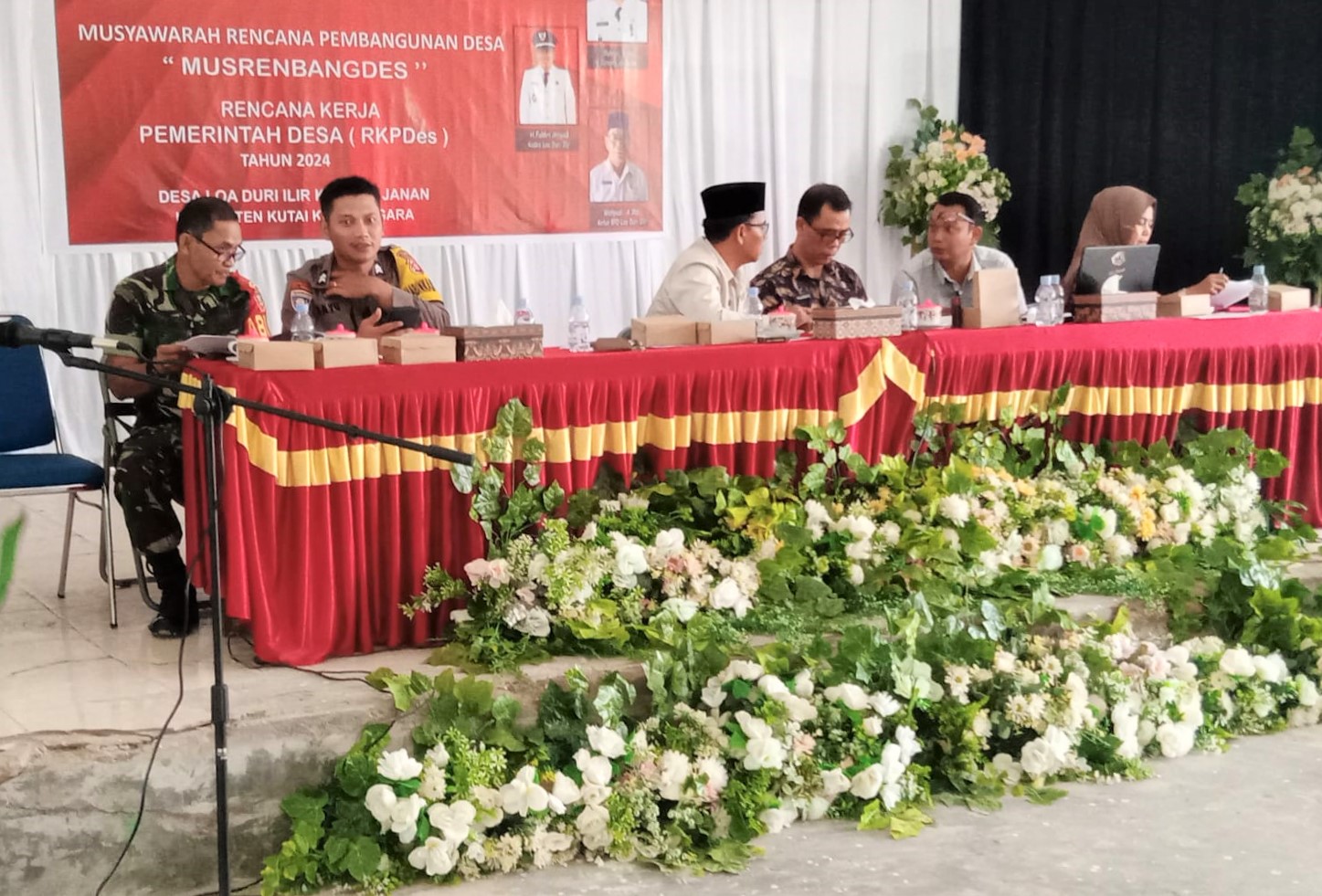 Babinsa Loa Duri Ilir, Musrenbangdes Langkah Awal Memajukan Pembangunan Desa