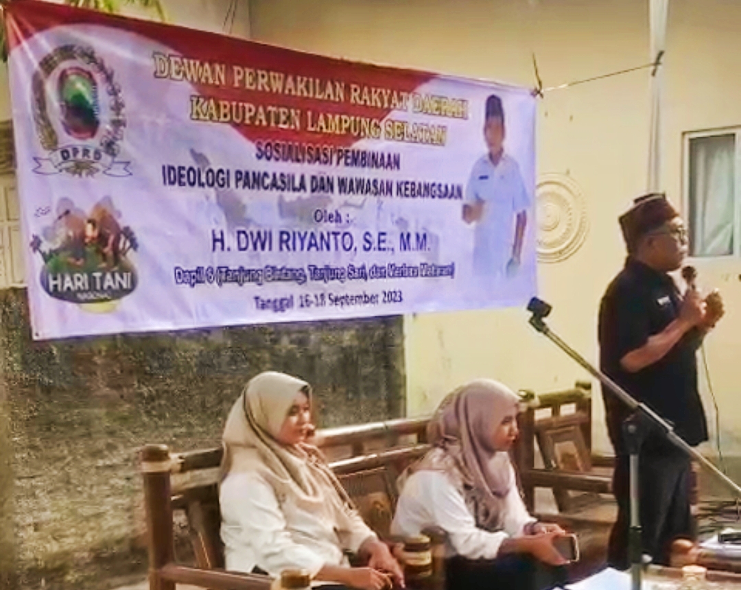 Sosialisasi Ideologi Pancasila, Ketua Komisi I Dwi Riyanto Sekaligus Peringati Hari Tani Nasional