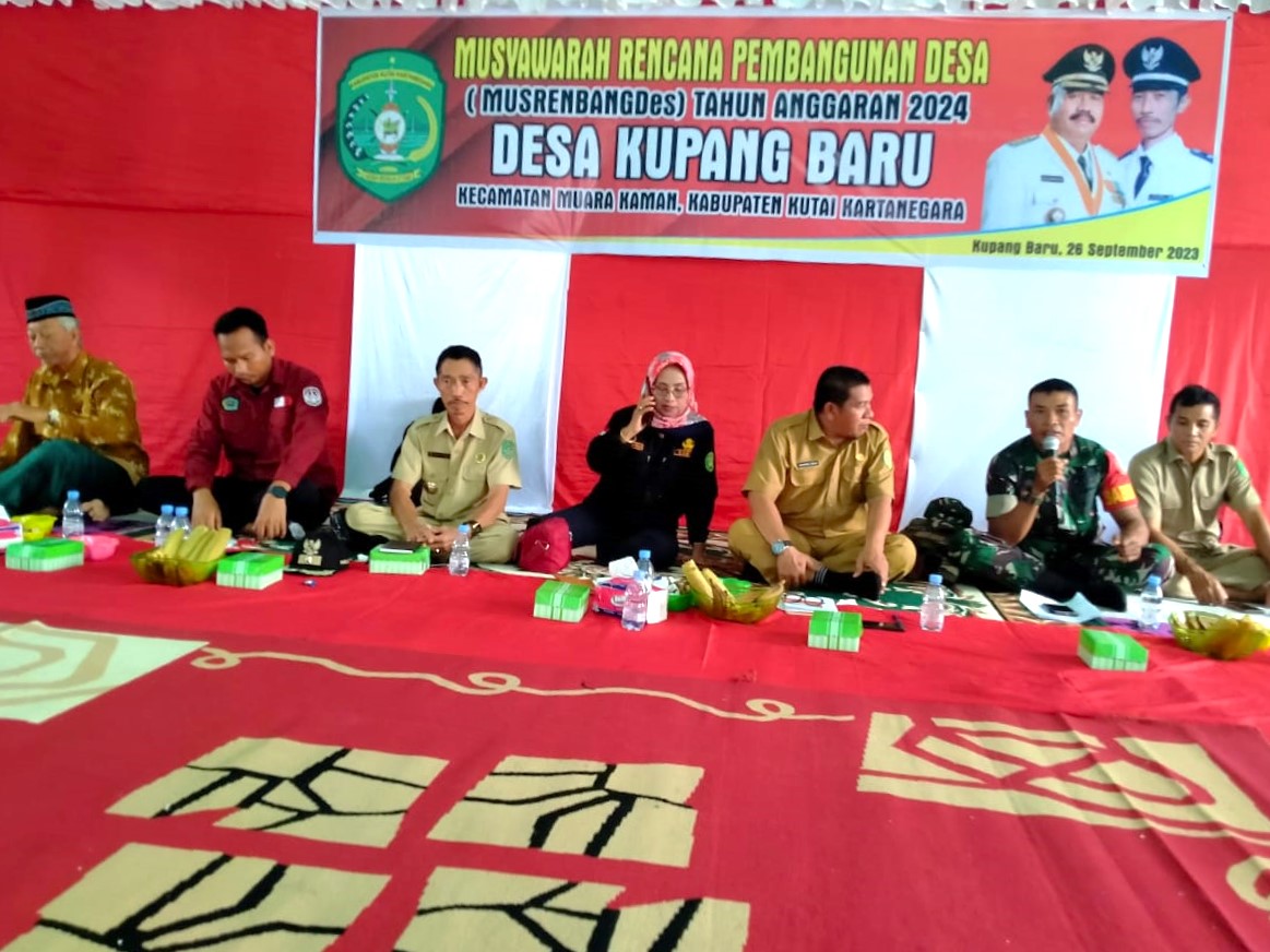 Melalui Musrenbangdes, Babinsa Kupang Baru Selalu Dukung Program Pembangunan Di Desa