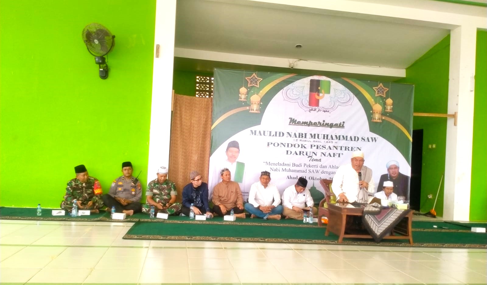 Melalui Peringatan Maulid Nabi Muhammad Saw, Danramil Samboja Ajak Jamaah Tingkatkan Keimanan Dan Ketaqwaan