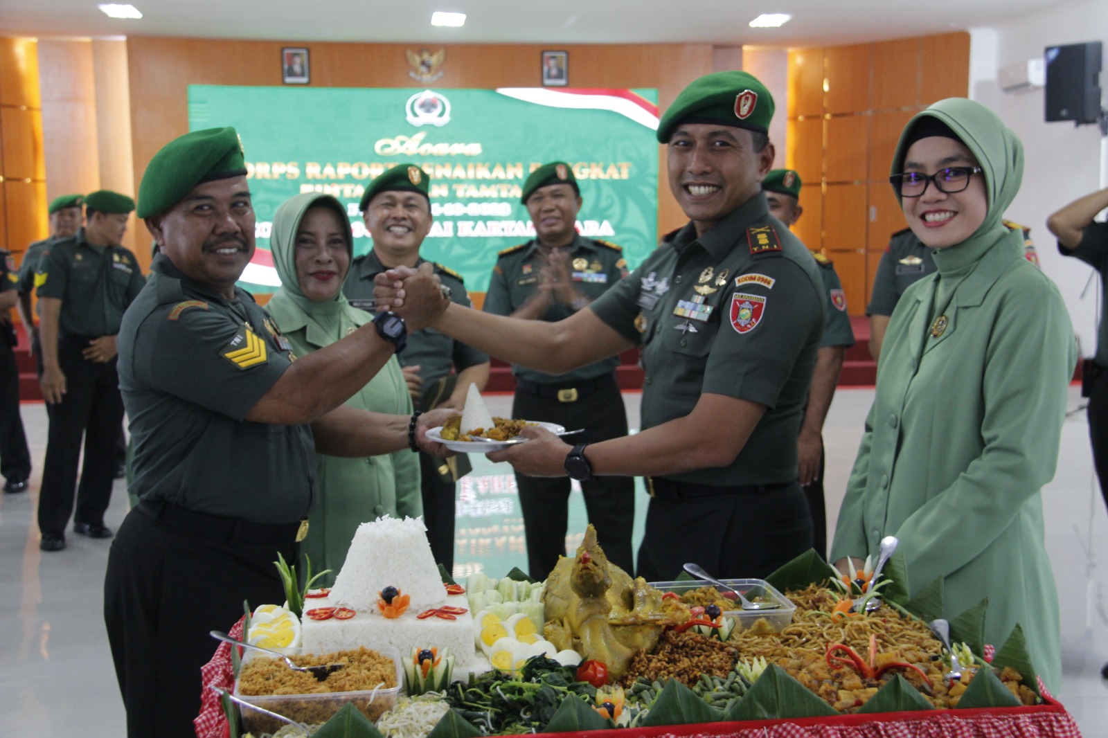 Korps Raport Kenaikan Pangkat, Dandim Harap Jadikan Momentum Pertanggung Jawaban Moril