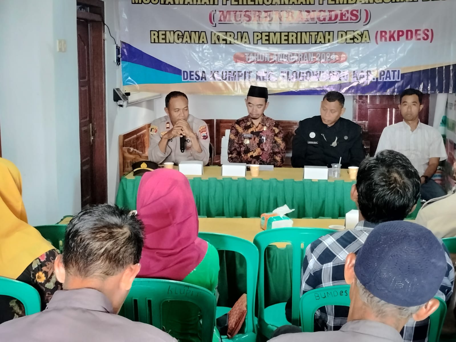 Dimomen Musrenbangdes, Wakapolsek Tlogowunggu Cegah Bullying dan Kekerasan Di Wilayah