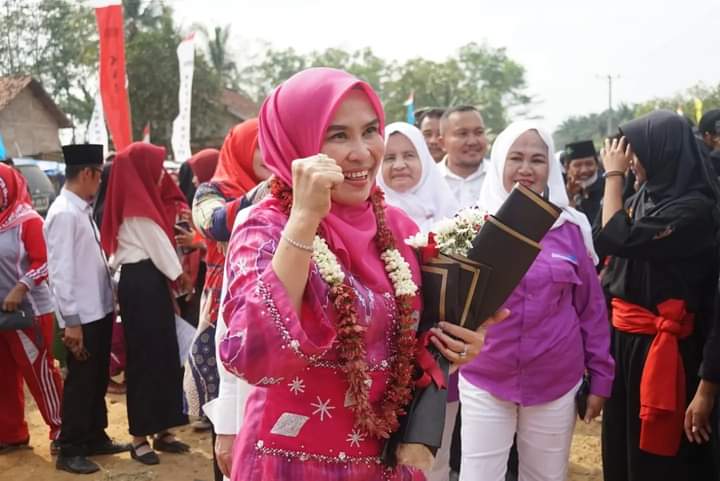 Ketua TPPS Lamsel,Hj Winarni Nanang Ermanto Melakukan Roadshow Proyek Cetak Generasi Unggul