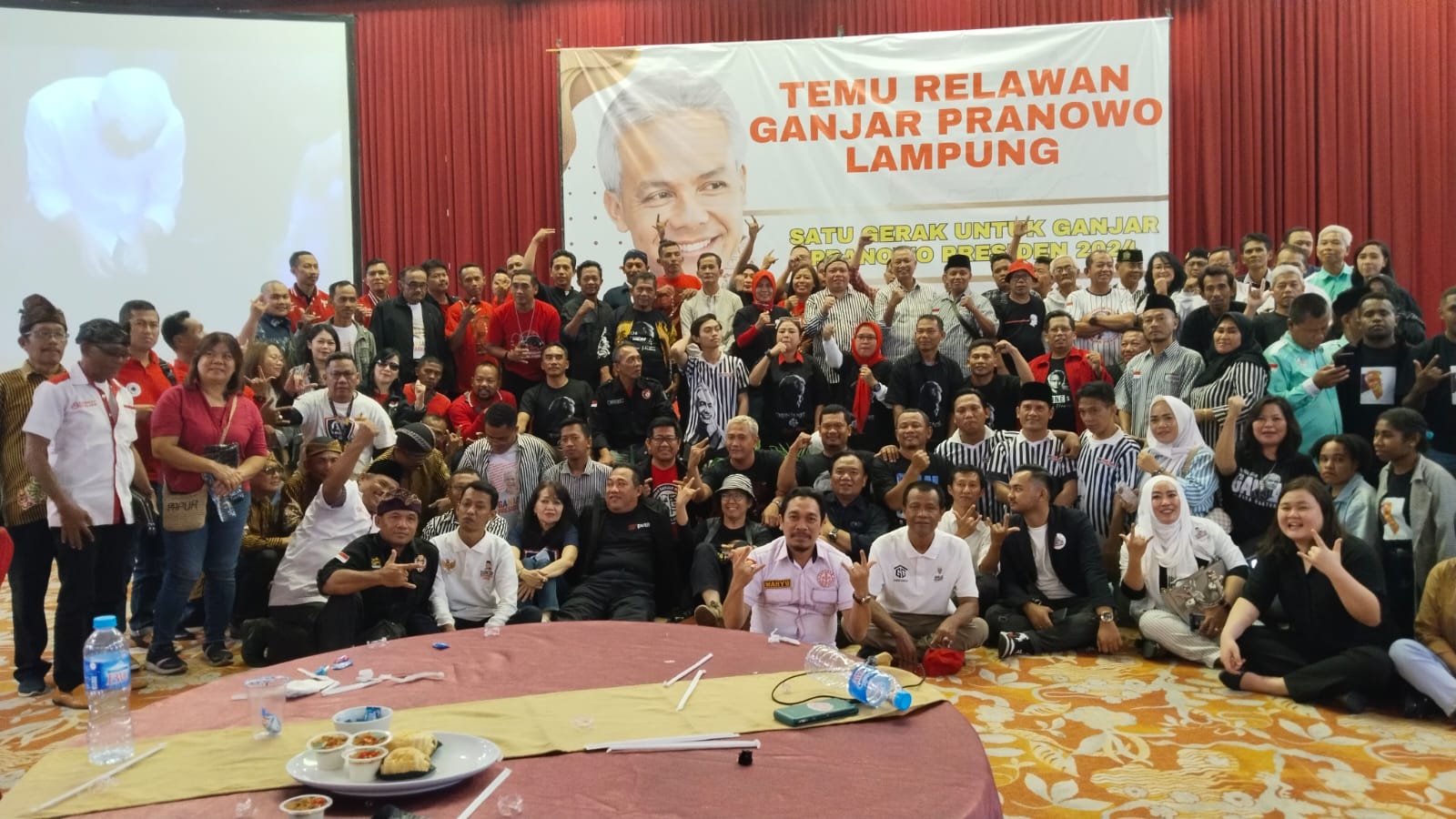 Relawan Ganjar Pranowo Se-Provinsi Lampung Gelar Kegiatan Temu Relawan Ganjar Pranowo