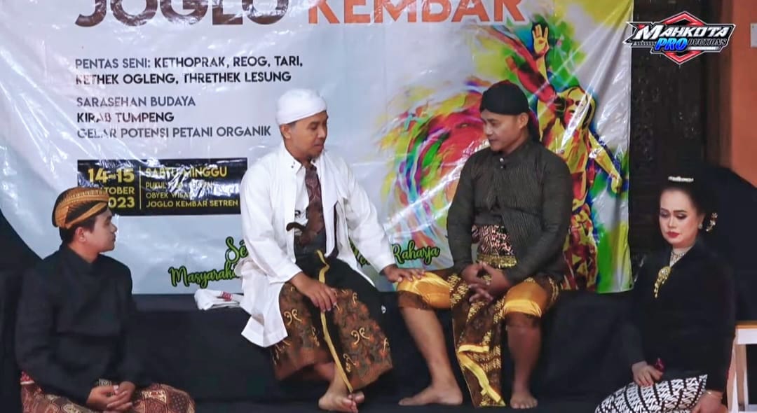 Mustika, Gelar Ketoprak Matah Ati di Joglo Kembar Setren
