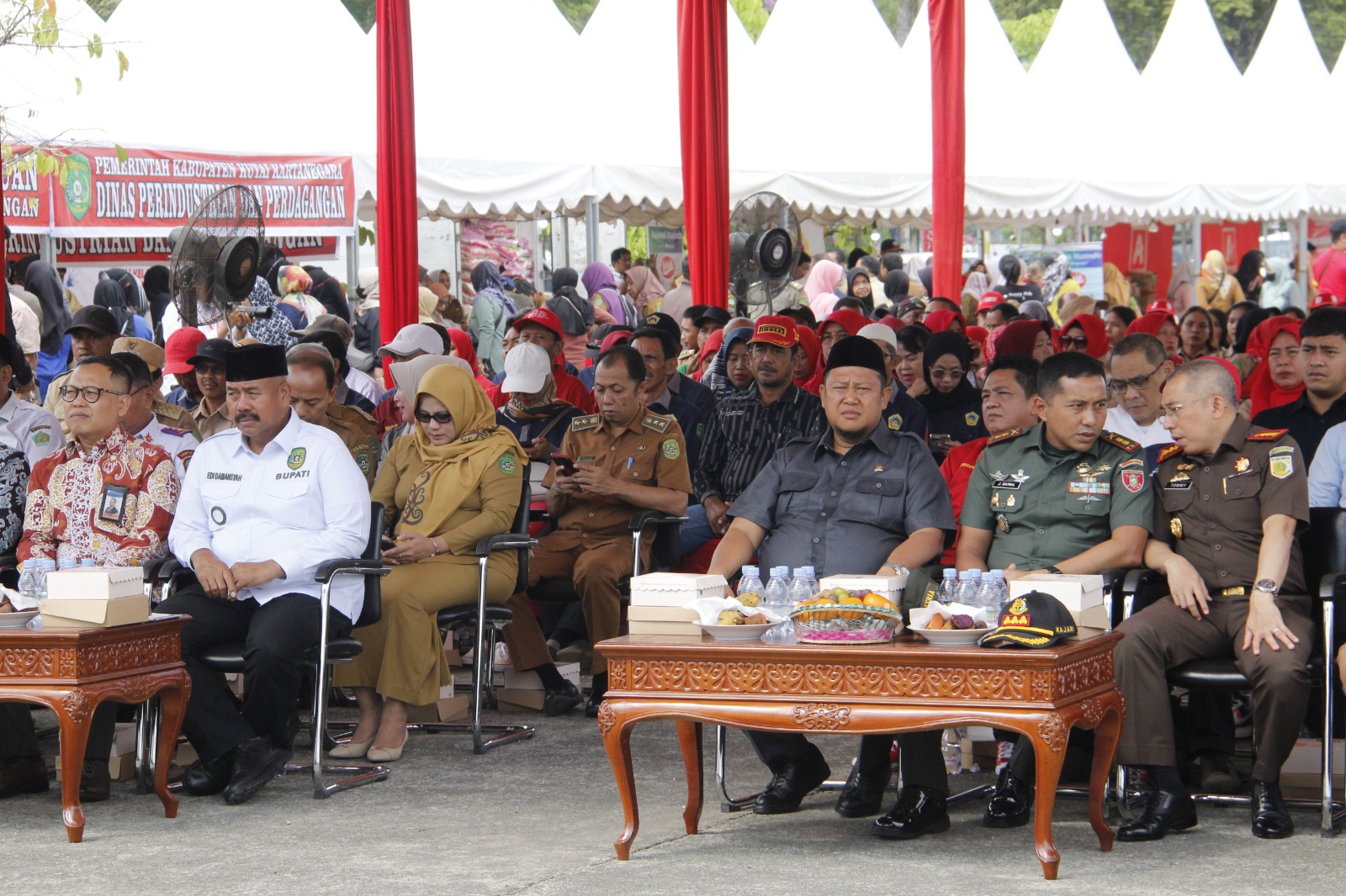 Gerakan Pangan Murah, Bupati Kukar Apresiasi Program Ketahanan Pangan Kodim 0906/Kkr
