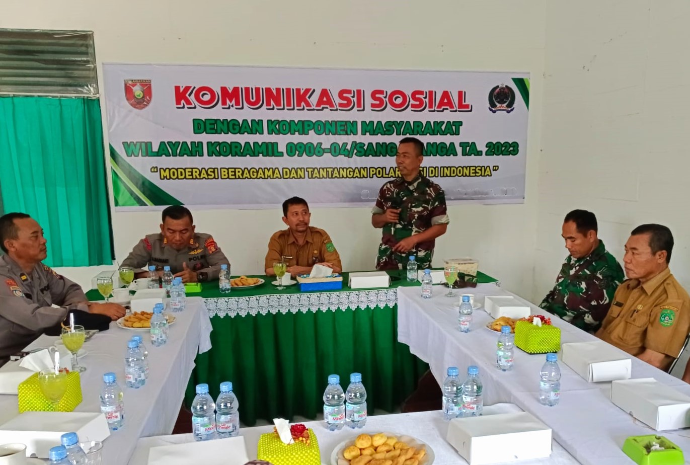 Danramil 0906-04/Sangasanga Komsos Dengan Komponen Masyarakat