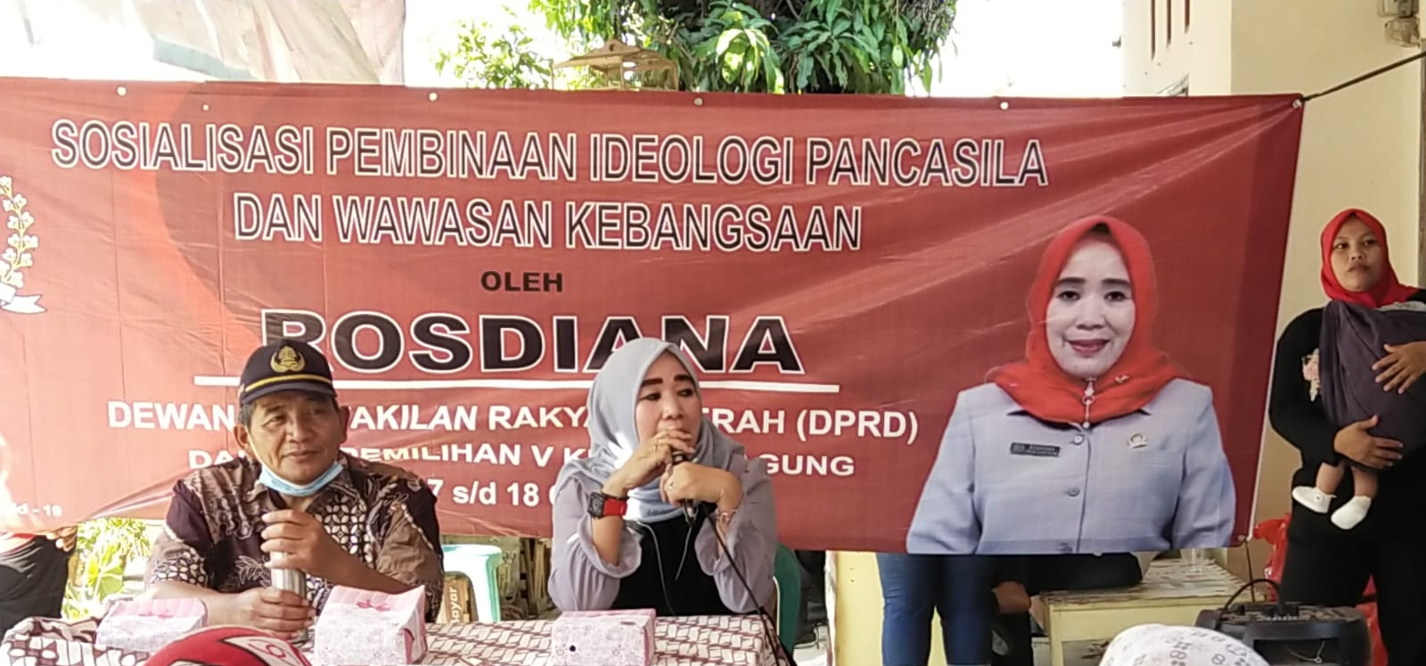 Rosdiana Kembali Sosialisasikan Idiologi Pancasila dan Wawasan Kebangsaan