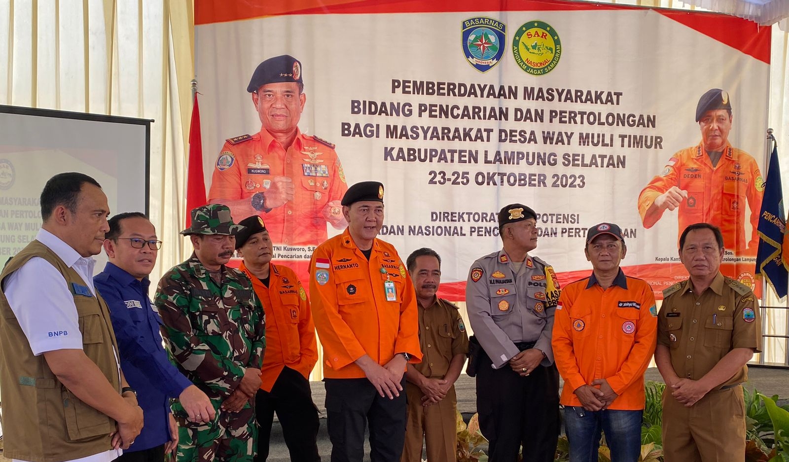 Basarnas dan IDI Cabang Lampung Selatan Berikan Pelatihan Tanggap Bencana