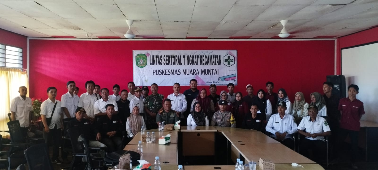 Melalui Lintas Sektoral Danramil Muara Muntai Harapkan Dapat Tingkatkan Kesejahteraan dan Kesehatan Masyarakat