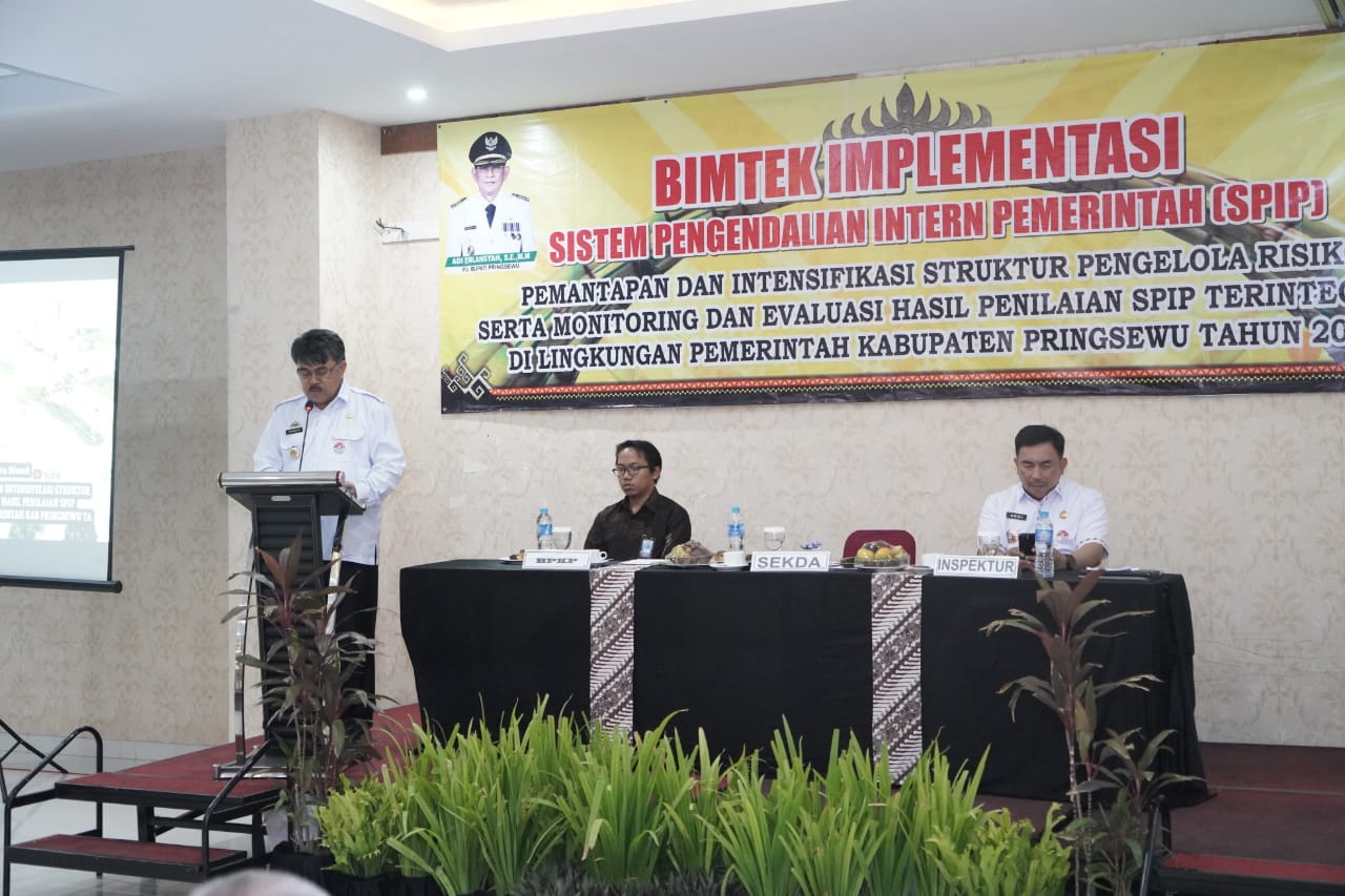 Pemkab Pringsewu Gelar Bimtek Implementasi SPIP Pemantapan & Intensifikasi Struktur Pengelola Resiko