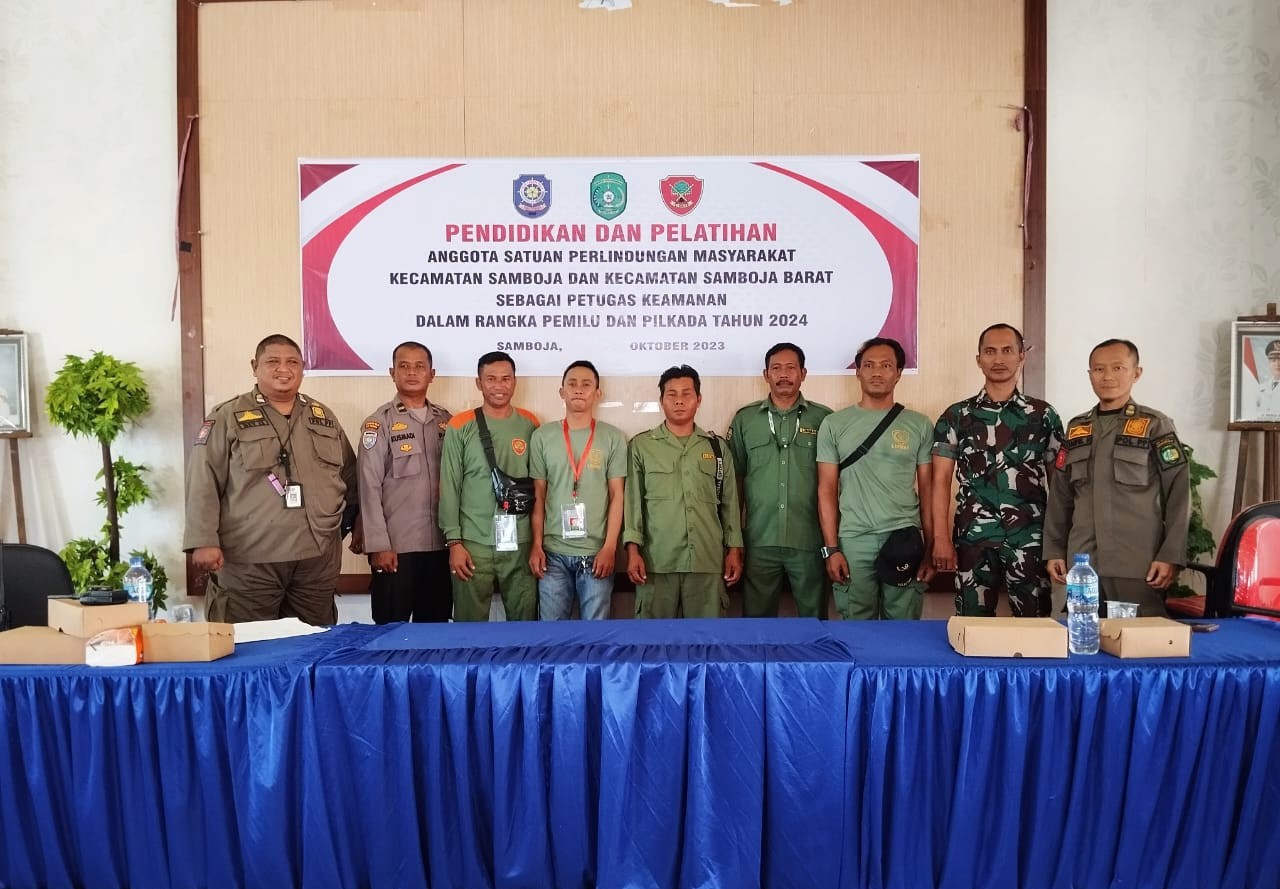 Siapkan Petugas Keamanan, Babinsa Berikan Pelatihan Guna Tingkatkan Peran Satlinmas