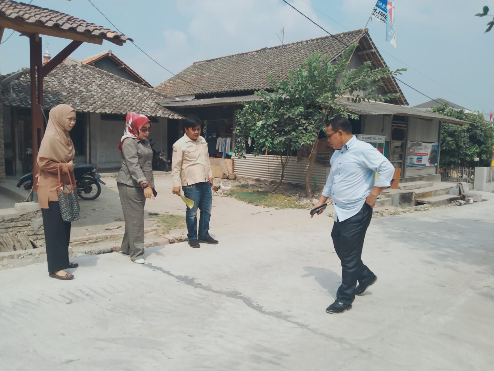Hasilnya Kurang Bagus Komisi III DPRD Lamsel Minta Pihak Rekanan Segera Lakukan Perbaiki