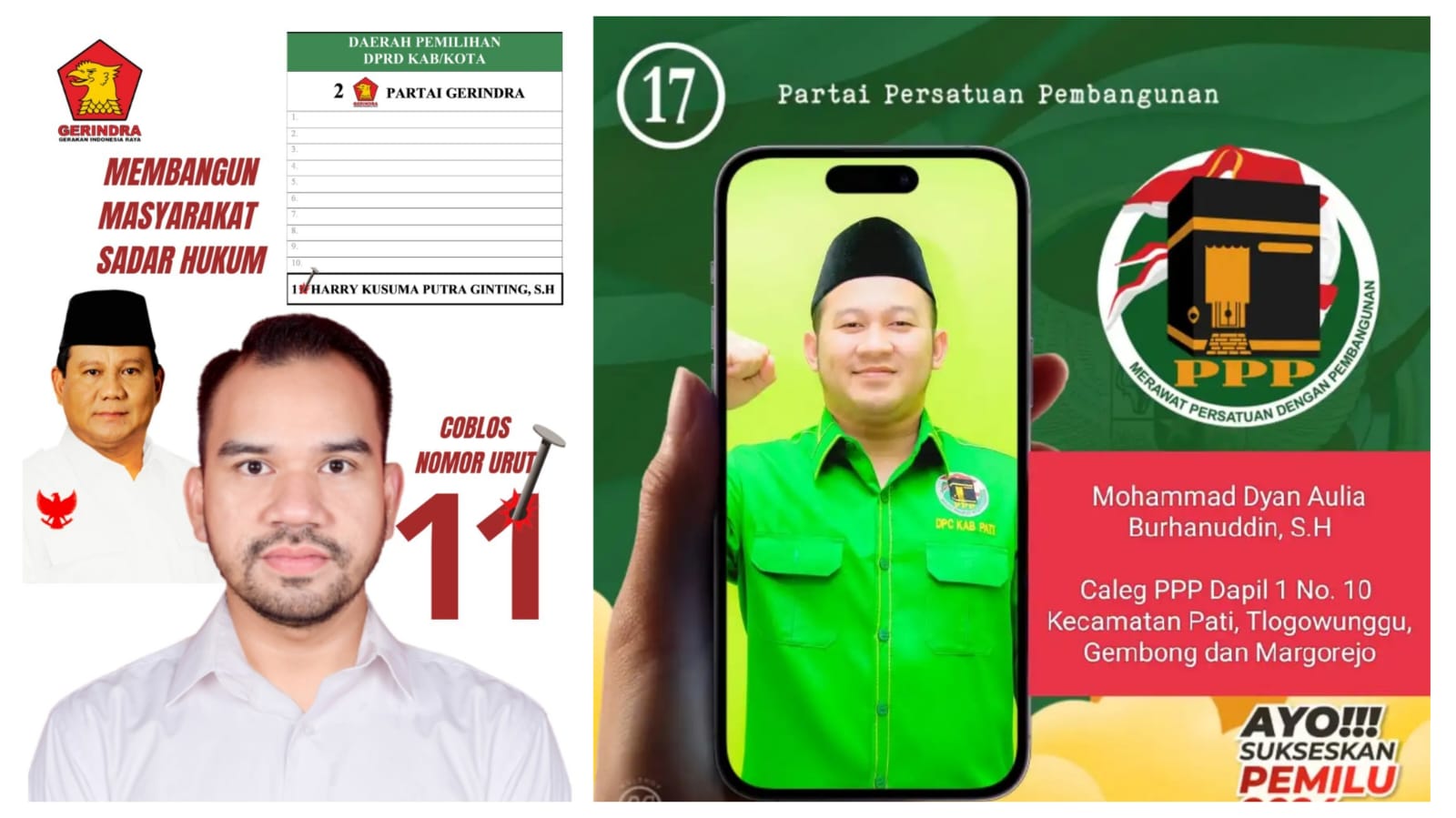 Dapil 1 dan V, PPP Bersama Gerindra Pati Munculkan Pemuda Melenial Bertarung Menangkan Tahun 2024