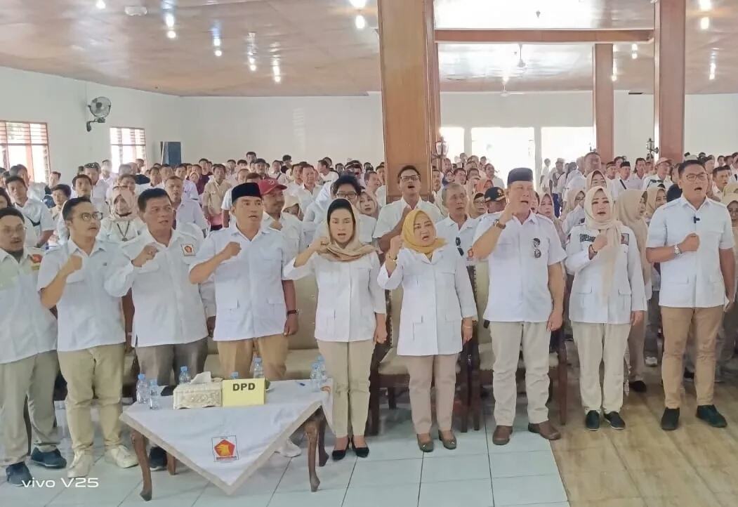 Gerindra Jateng Panaskan Sukoharjo, Targetkan Prabowo Gibran Menang 1 Putaran